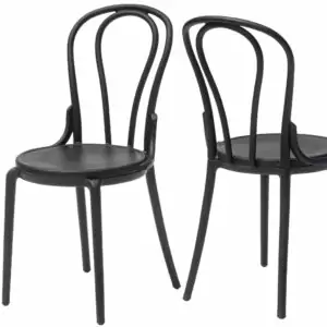 krzesło kuchenne klasyczne rustykalne vintage – czarne | bankietowo.pl | krzeslo-vintage-czarne-min