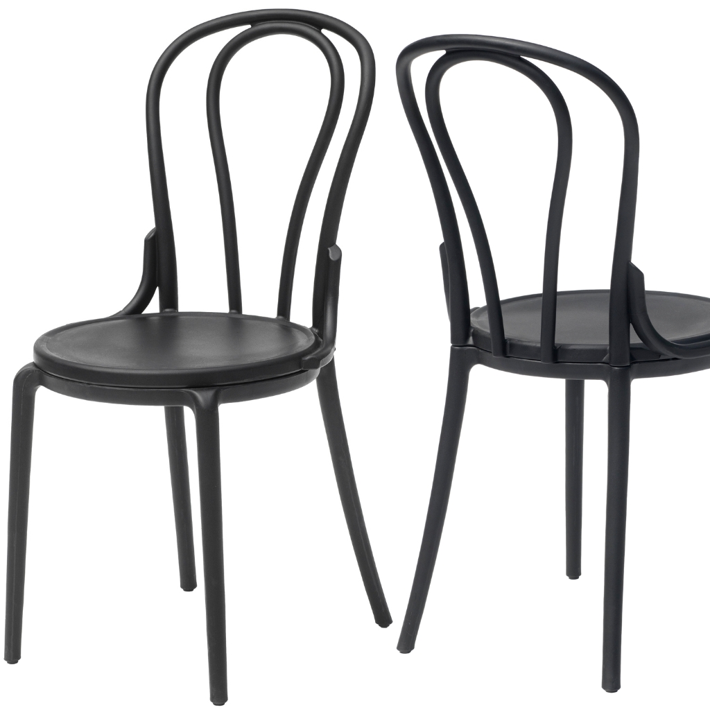 krzesło kuchenne klasyczne rustykalne vintage – czarne | bankietowo.pl | krzeslo-vintage-czarne-min