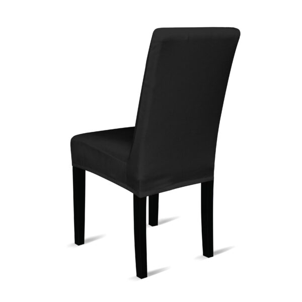 | black velvet dinning chair cover (3)