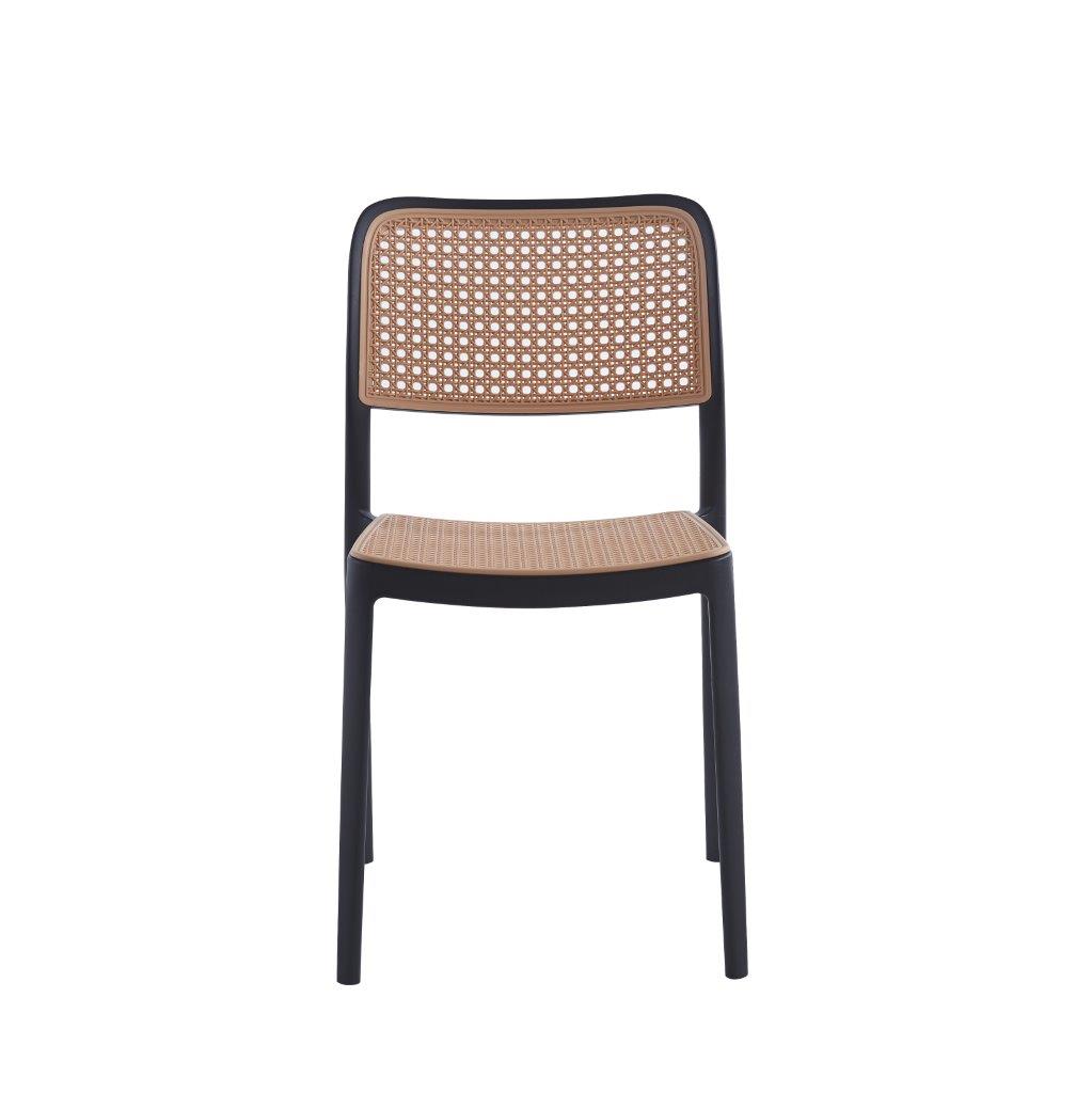| krzesło-plecione-prostokatne-retro-czarne-1