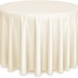 | beige color tablelcoth round (1)