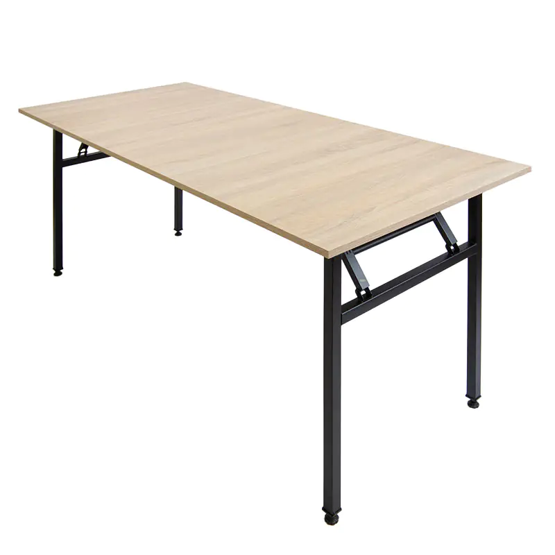 stół bankietowy prostokątny 180x80cm dąb sonoma | bankietowo.pl | h-duzy-sonoma_1997