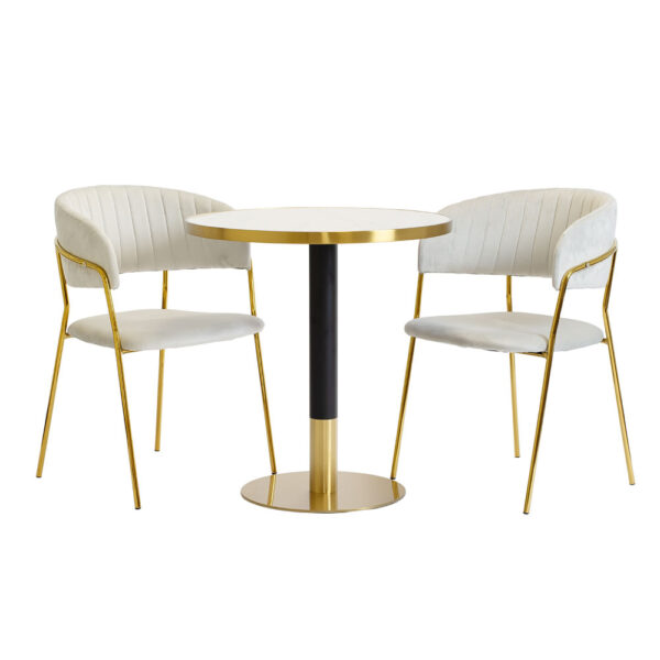 | zestaw-stolik-bialy-okraly+2krzesla-glamour-szare