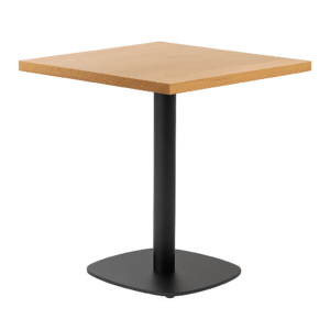 Stolik kawiarniany 68x68x3,6 dąb lancelot podstawa 0966-ARP