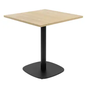 Stolik kawiarniany 68x68x1,8 dąb sonoma podstawa 0966-ARP