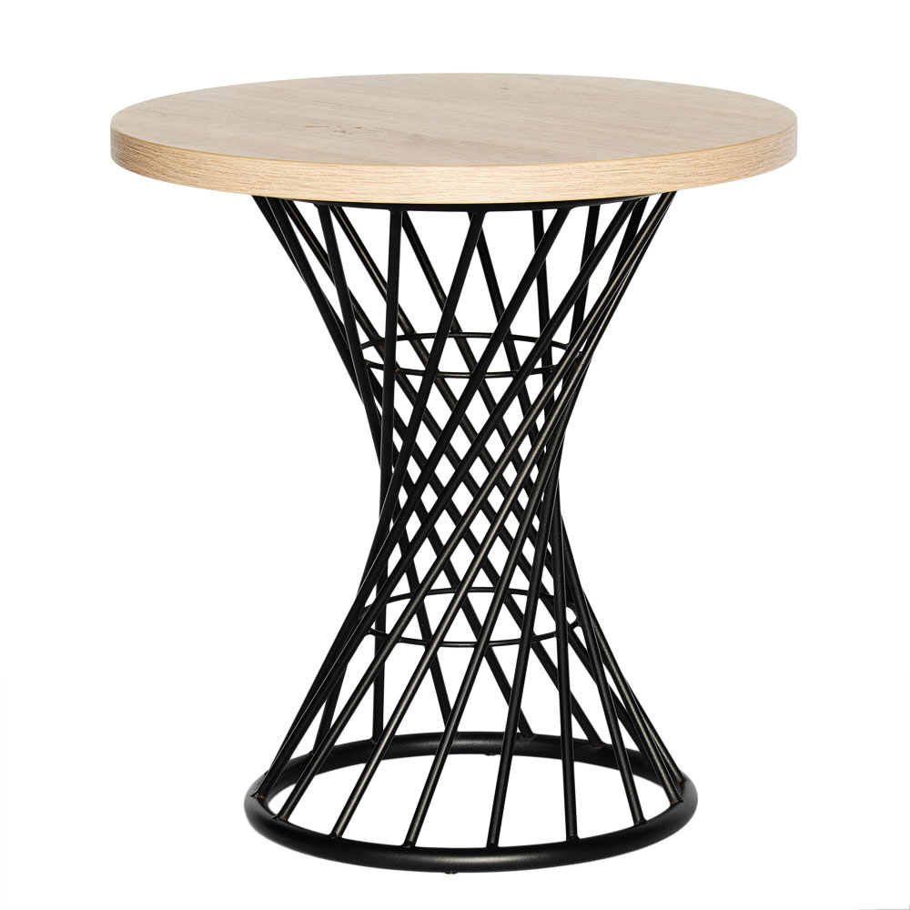 stolik kawiarniany loftowy okrągły ażurowy fi68cm | bankietowo.pl | stolik-azurowy-sonoma_9846