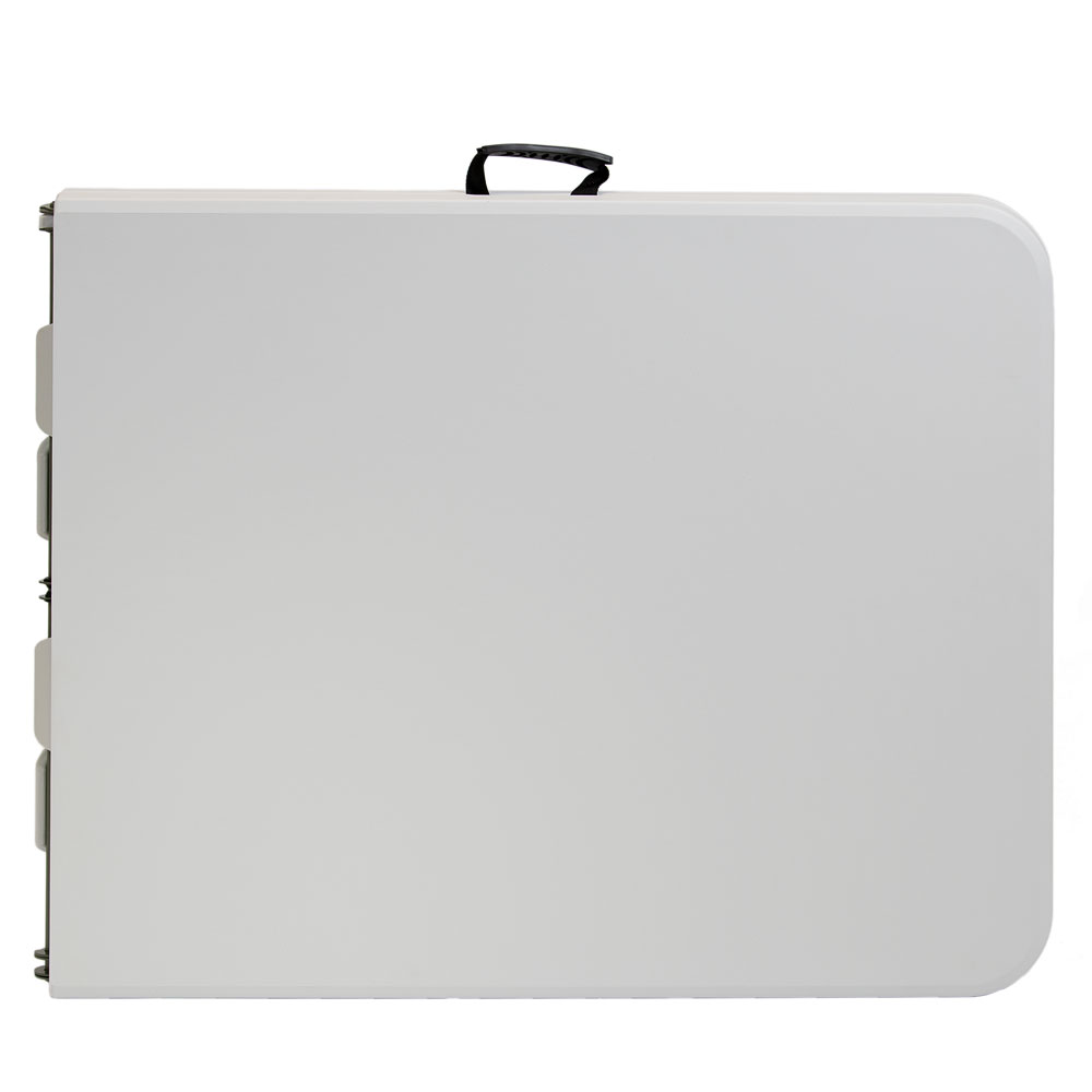 zestaw cateringowy ogrodowy biały składany – stół 180 + 6 krzeseł black premium | bankietowo.pl | stol-bialy_7024