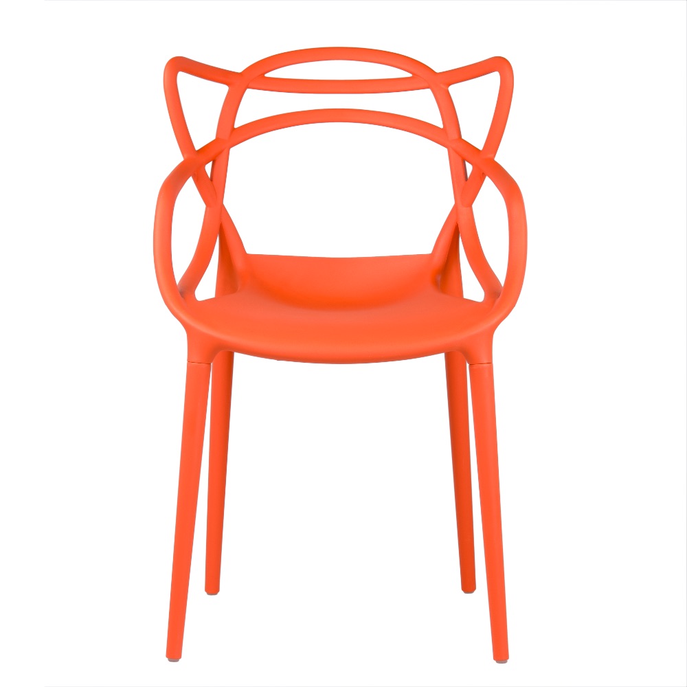 krzesło nowoczesne skandynawskie ażurowe split – pomarańczowe | bankietowo.pl | Split-pomaranczonwe_9928