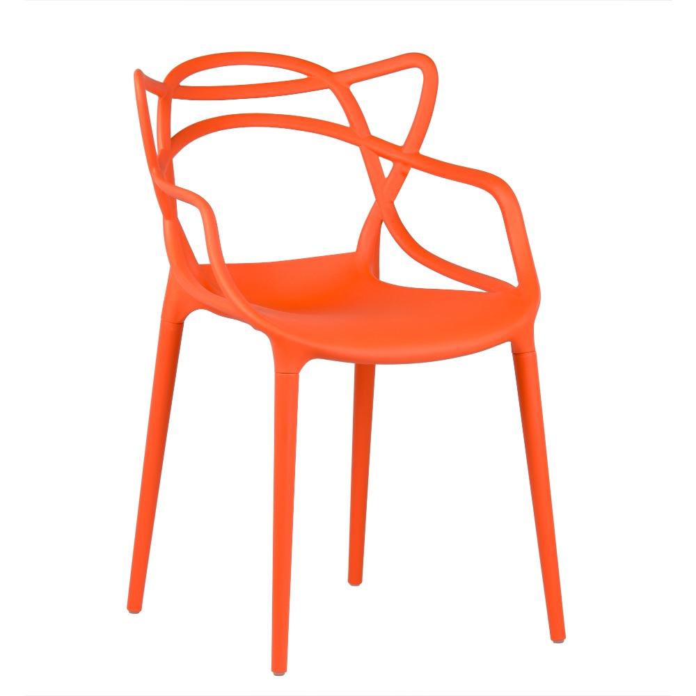 krzesło nowoczesne skandynawskie ażurowe split – pomarańczowe | bankietowo.pl | Split-pomaranczonwe_9929