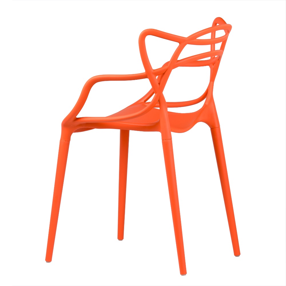 krzesło nowoczesne skandynawskie ażurowe split – pomarańczowe | bankietowo.pl | Split-pomaranczonwe_9934