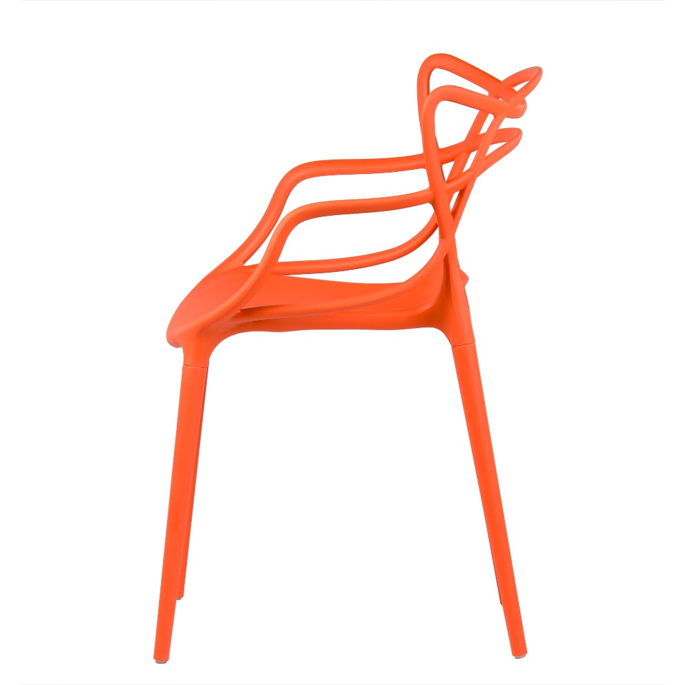 krzesło nowoczesne skandynawskie ażurowe split – pomarańczowe | bankietowo.pl | Split-pomaranczonwe_9935