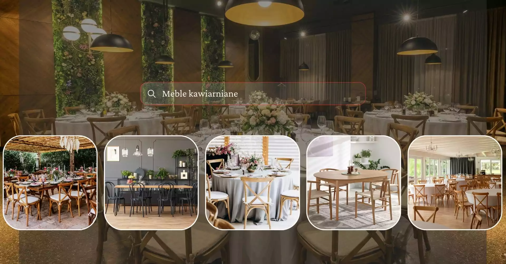 Meble kawiarniane 