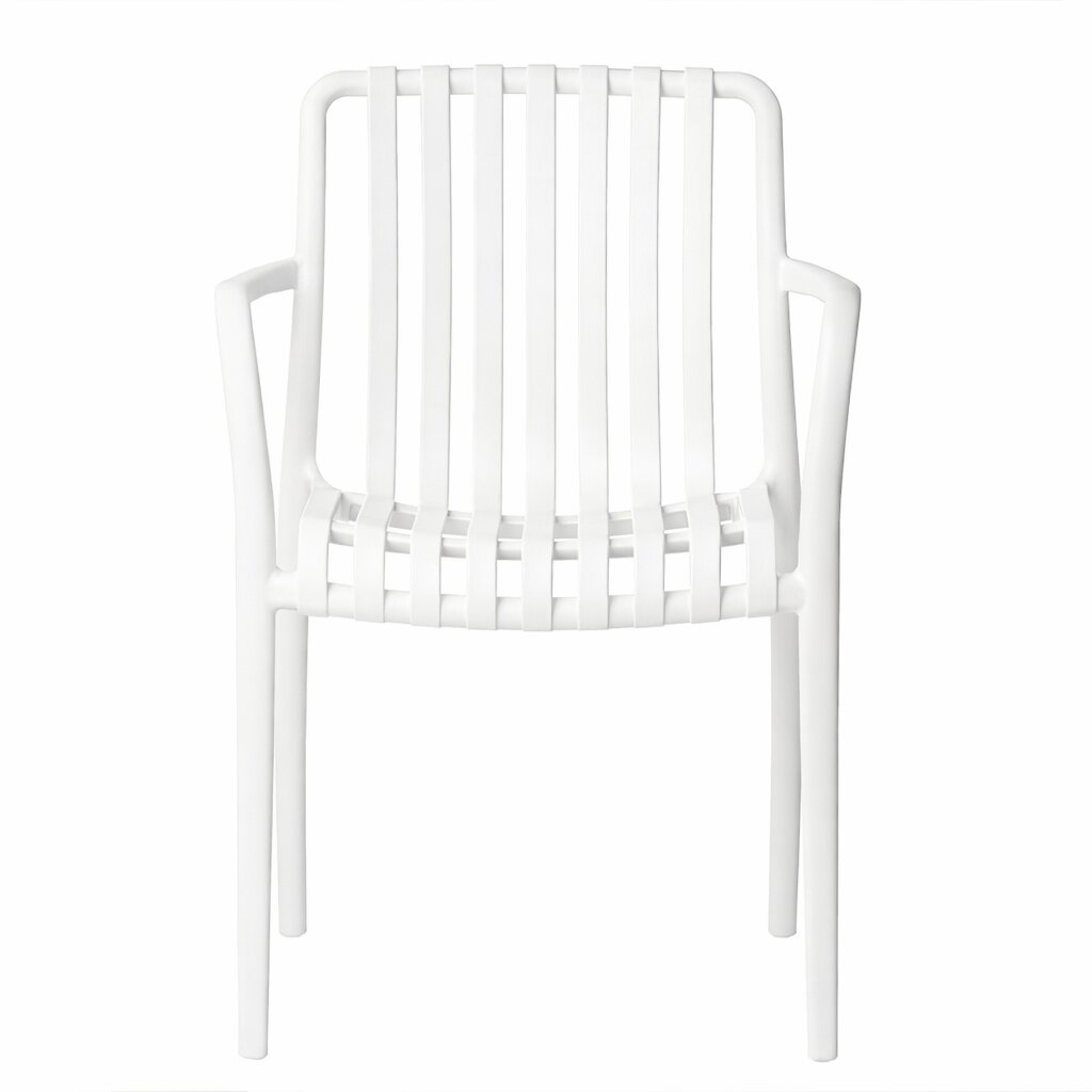 krzesło ogrodowe ażurowe aura białe z podłokietnikami | bankietowo.pl | Aura-biale 2