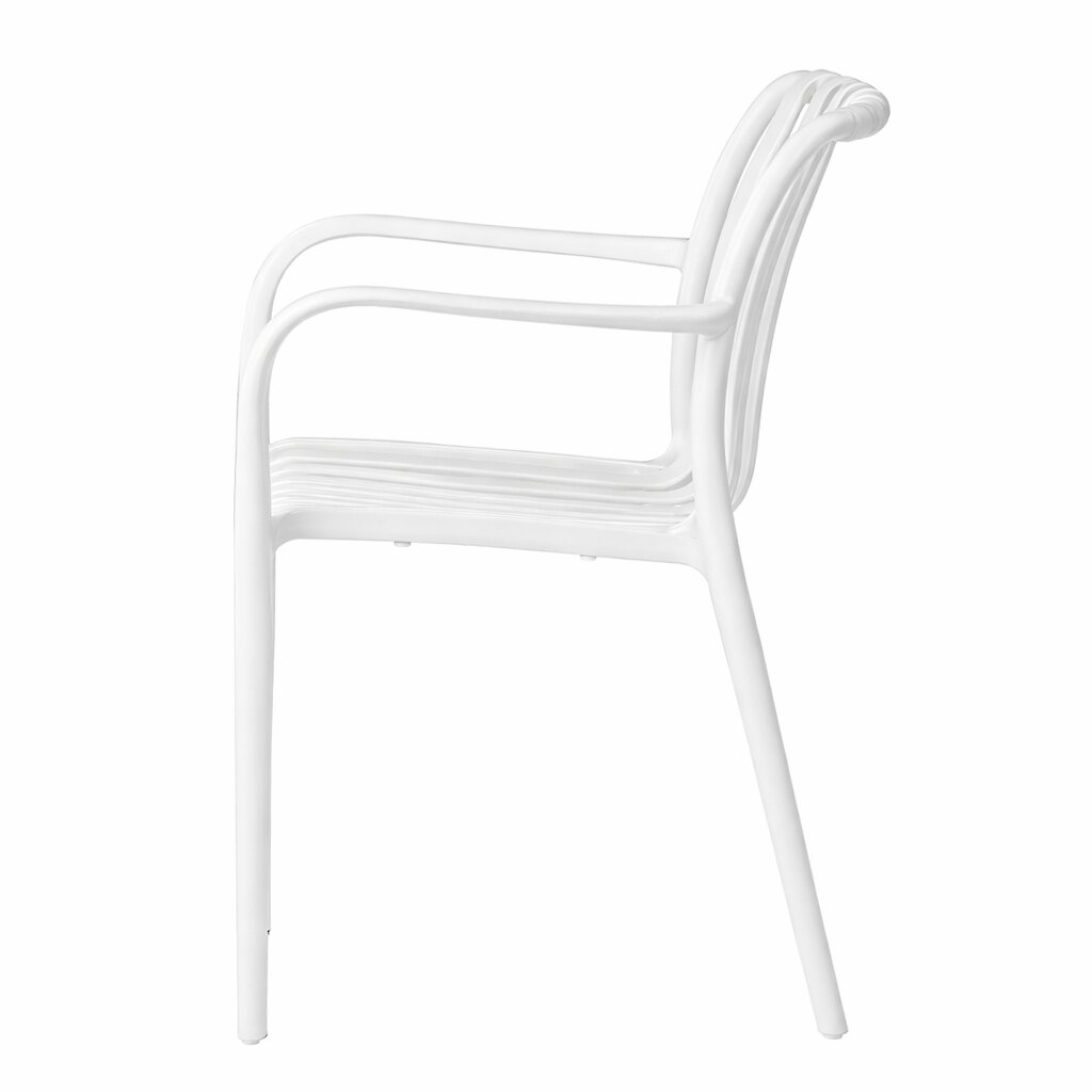 krzesło ogrodowe ażurowe aura białe z podłokietnikami | bankietowo.pl | Aura-biale 5