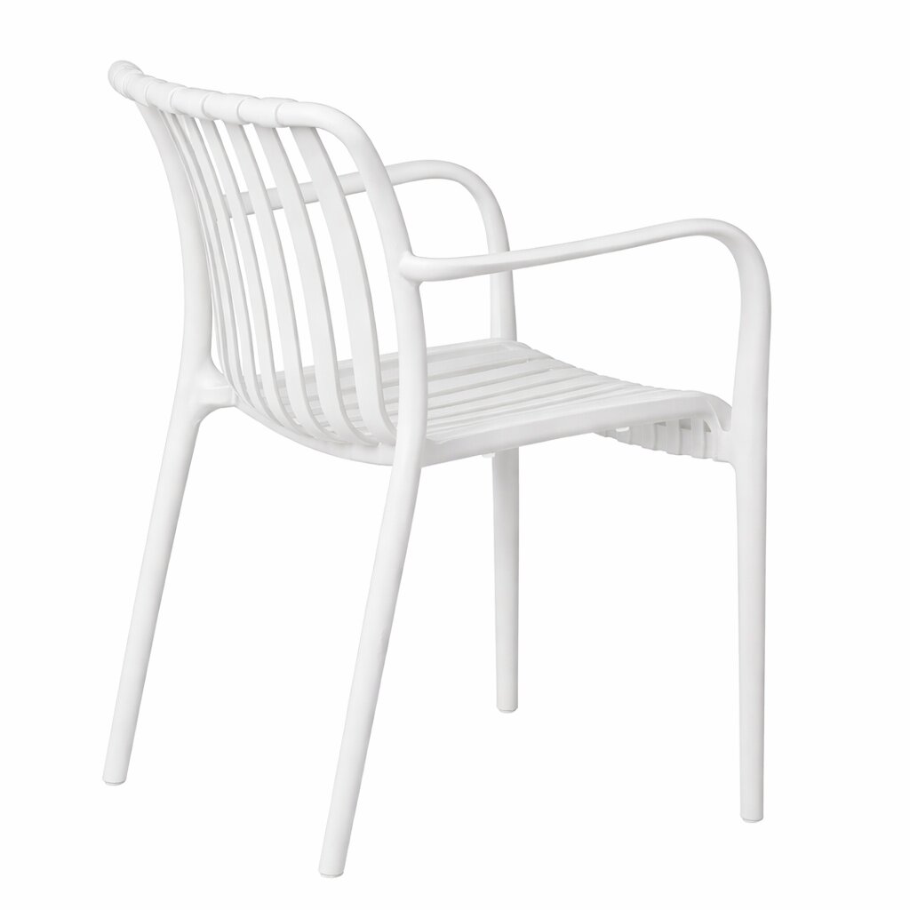 krzesło ogrodowe ażurowe aura białe z podłokietnikami | bankietowo.pl | Aura-biale 8
