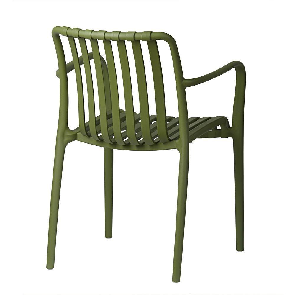 krzesło ogrodowe ażurowe aura zielone z podłokietnikami | bankietowo.pl | aura-zielone_0125