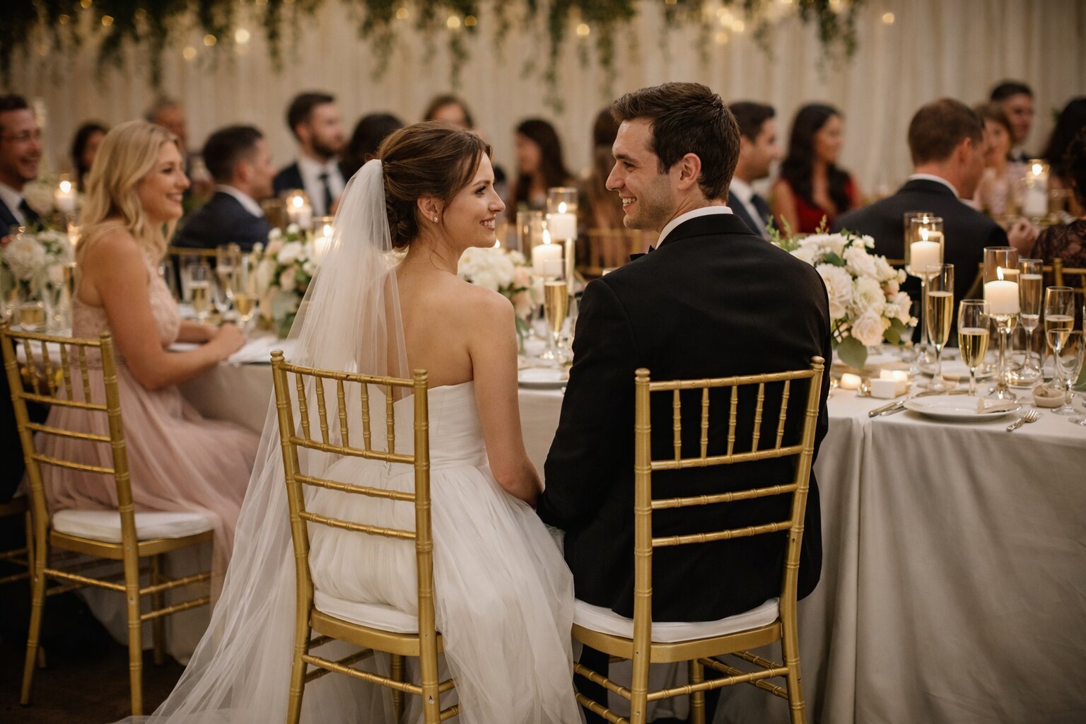 krzesło weselne amerykańskie chiavari z poduszką – kolor złoty | bankietowo.pl | krzeslo-weselne-chiavari-metalowe-zlote