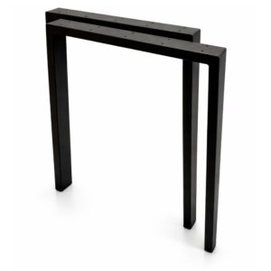 nogi metalowe 70x73,5cm do stołu biurka loftowe t - 2szt. | nogi-loft-czarne-metalowe-t-miniatura