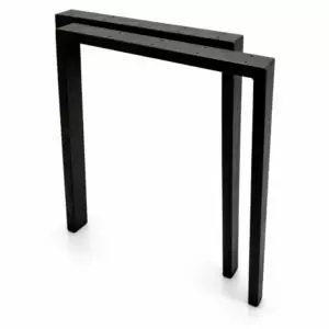 Nogi metalowe 70x73,5cm do stołu biurka loftowe T - 2szt.