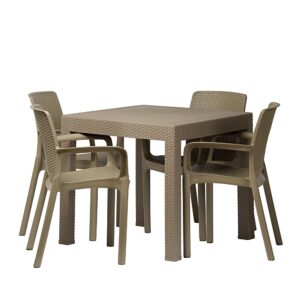 zestaw mebli ogrodowych riviera – imitacja rattanu beżowy | bankietowo.pl | riwiera-bezowe-zestaw_0207