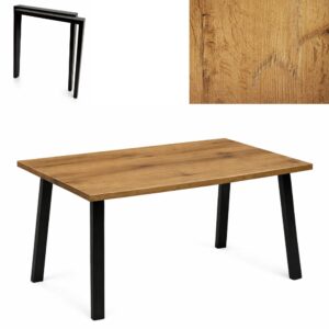 stół industrialny loftowy biurowy 120x80x3,6cm dąb lancelot | bankietowo.pl | stolik-loft-t 1