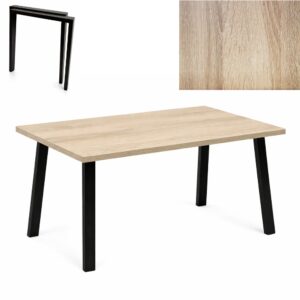 stół industrialny loftowy biurowy 120x80x3,6cm dąb sonoma | bankietowo.pl | stolik-loft-t 3