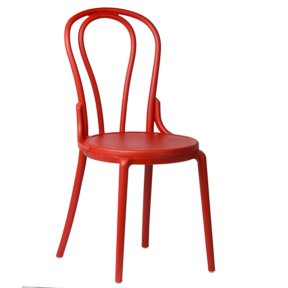 krzesło kuchenne klasyczne vintage – czerwone | bankietowo.pl | vintage-malinowe_0066