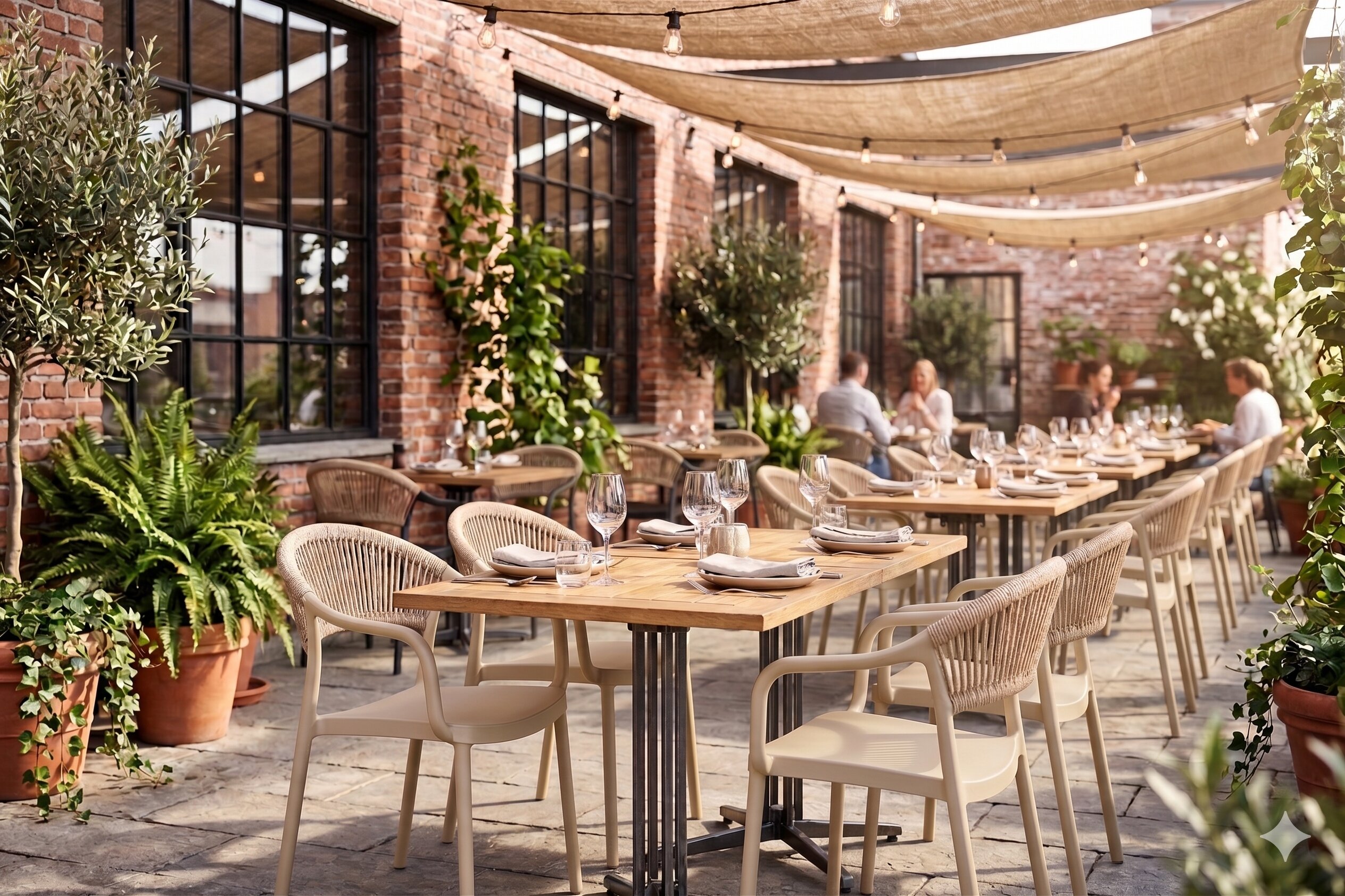 krzesło ogrodowe kawiarniane puro pp – beżowe w stylu boho | bankietowo.pl | krzeslo-ogrodowe-kawiarniane-puro-bezowe 1