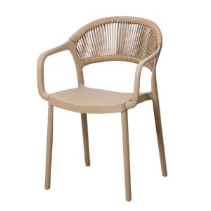 krzesło ogrodowe kawiarniane puro pp – beżowe w stylu boho | bankietowo.pl | krzeslo-ogrodowe-kawiarniane-puro-bezowe 5