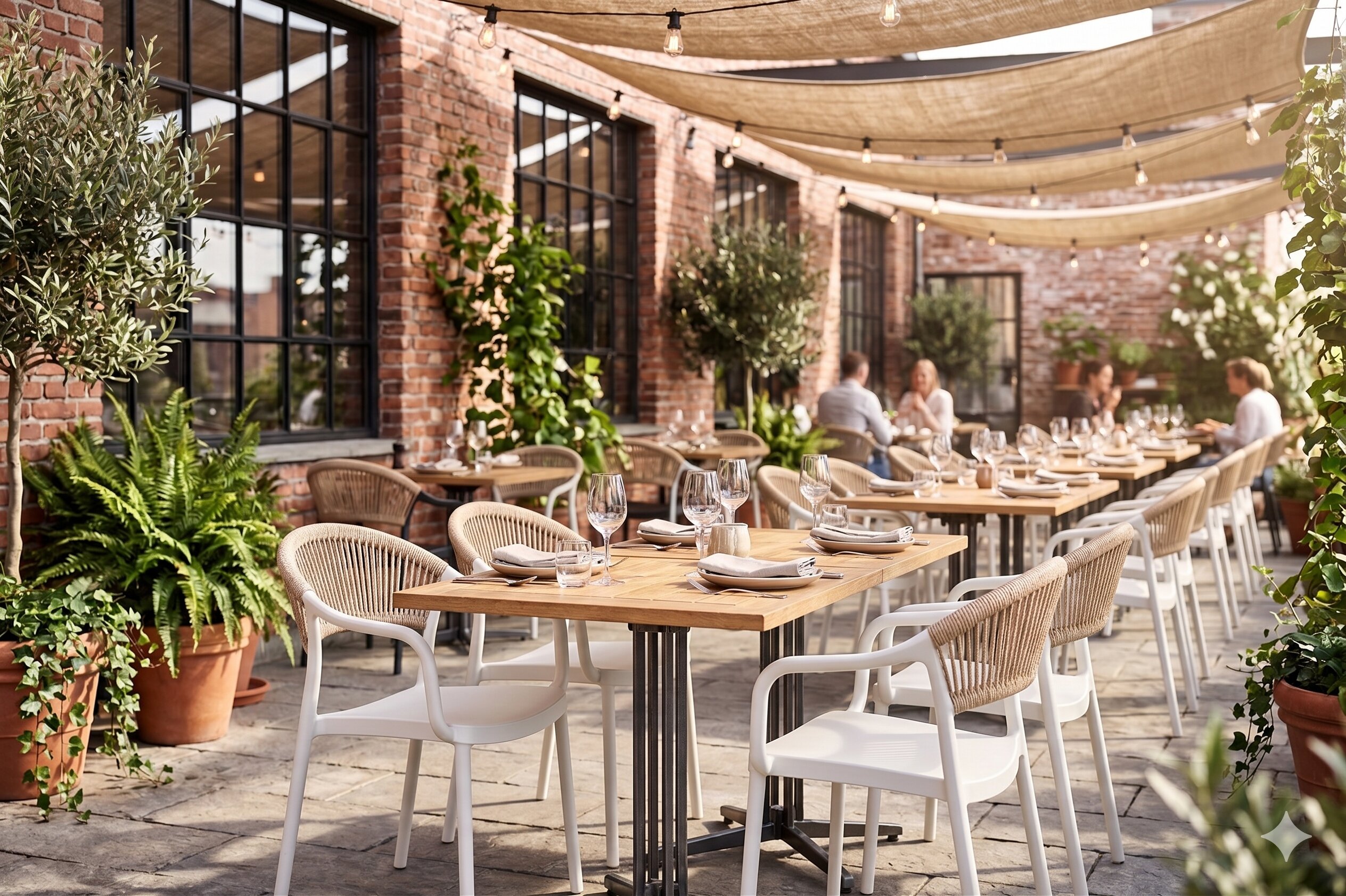 krzesło ogrodowe kawiarniane puro pp – biało-beżowe w stylu boho | bankietowo.pl | krzeslo-ogrodowe-kawiarniane-puru-bialo-bezowe 1