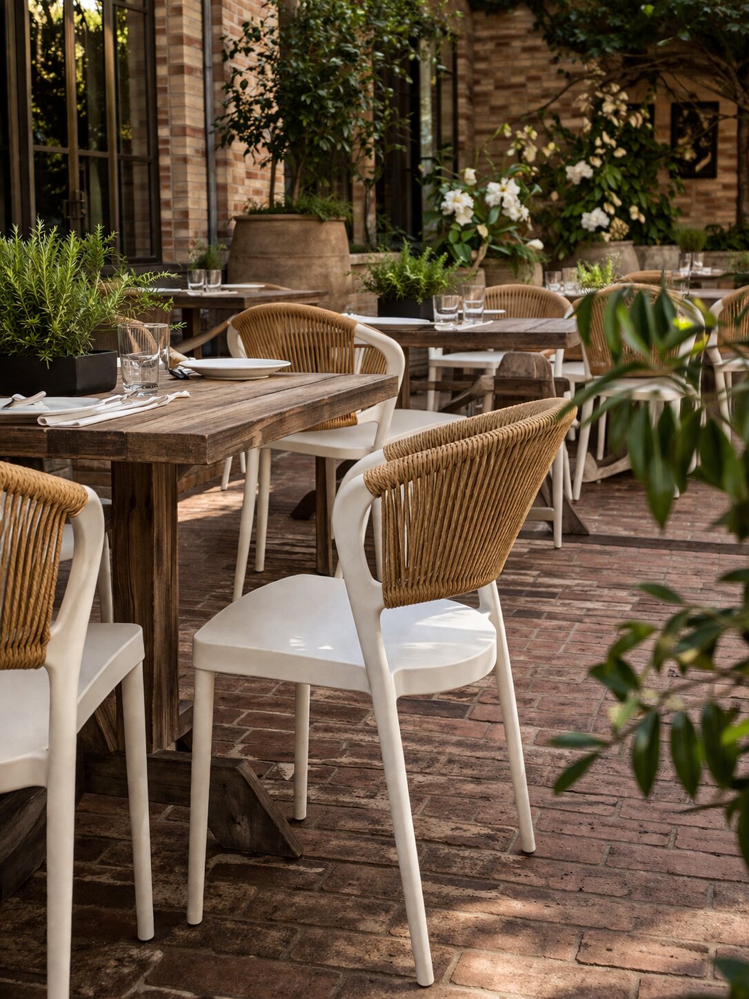 krzesło ogrodowe kawiarniane natura pp – białe | bankietowo.pl | krzeslo-ogrodowe-puro-biale 3