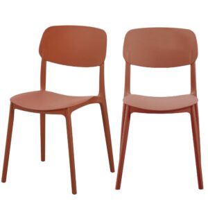 Krzesło kawiarniane ogrodowe restauracyjne Linea brązowe