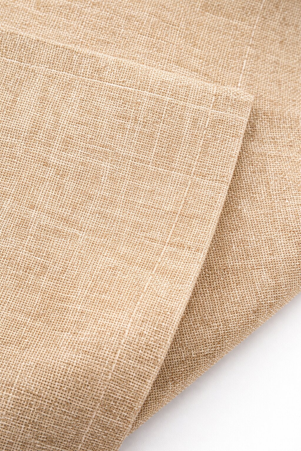 obrus płócienny beżowy „boho” 280x170cm na stół bankietowy – imitacja lnu | bankietowo.pl | obrus-prostokatny-boho 1