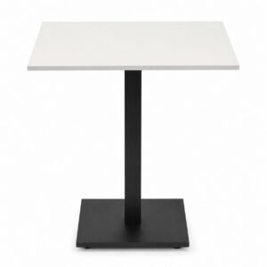 Stolik ogrodowy kawiarniany Patio blat HPL 68x68cm biały
