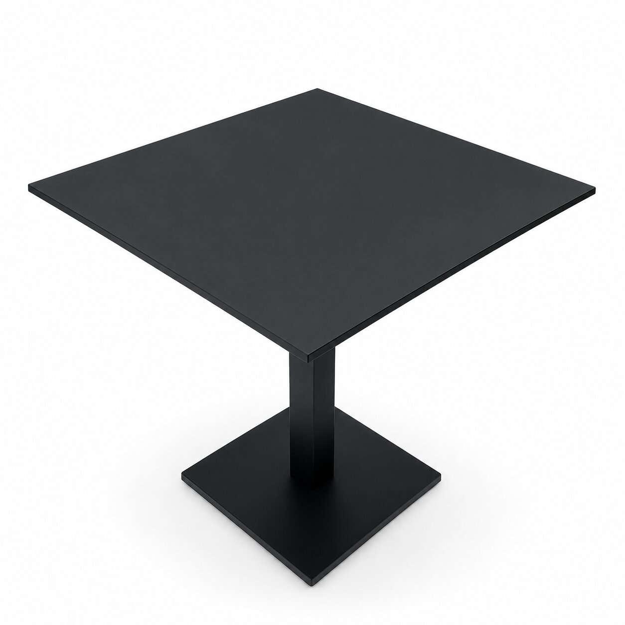 stolik ogrodowy kawiarniany patio blat hpl 68x68cm czarny | bankietowo.pl | Stolik ogrodowy kawiarniany Patio blat HPL 68x68cm czarny 2
