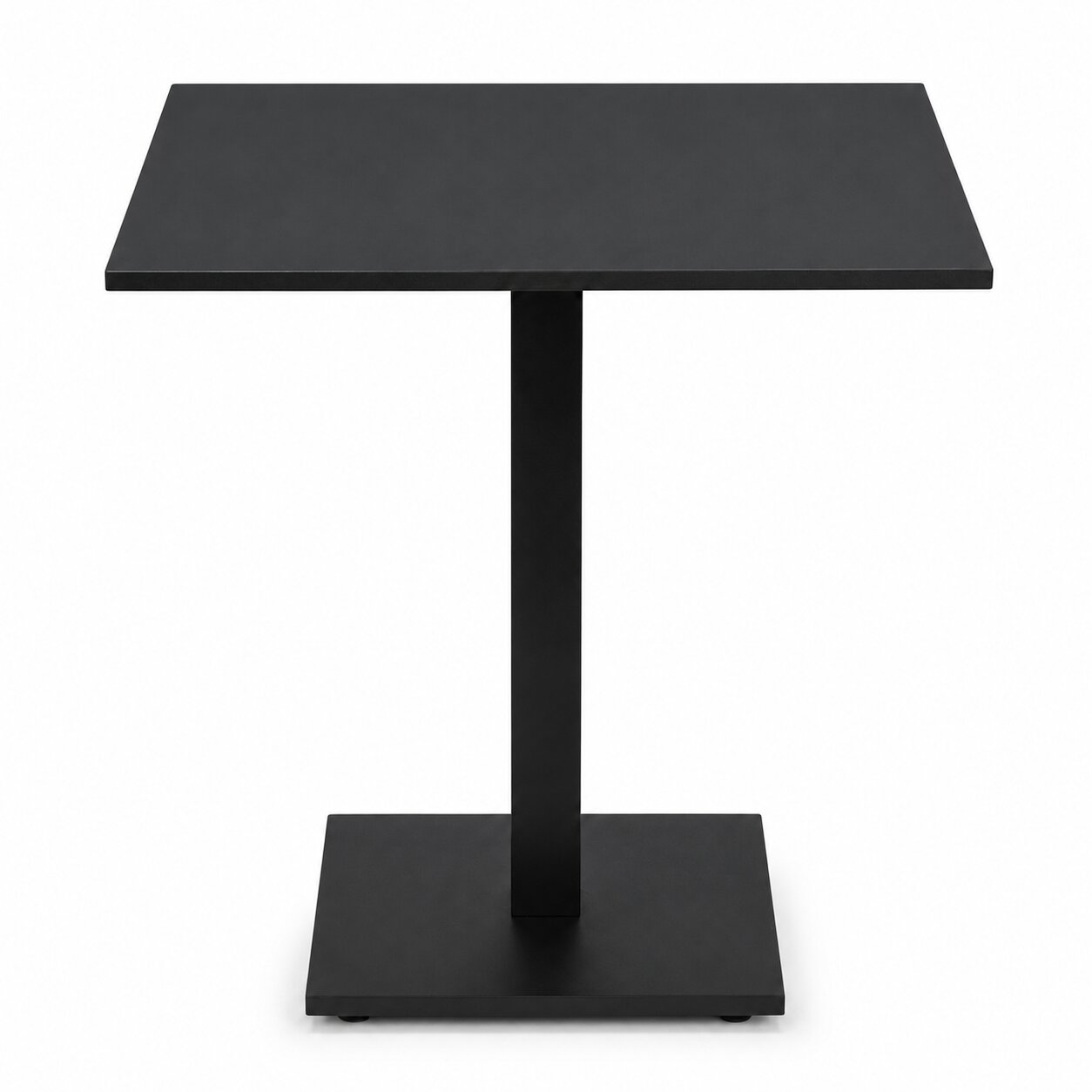 stolik ogrodowy kawiarniany patio blat hpl 68x68cm czarny | bankietowo.pl | Stolik ogrodowy kawiarniany Patio blat HPL 68x68cm czarny 3