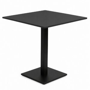 Stolik ogrodowy kawiarniany Patio blat HPL 68x68cm czarny