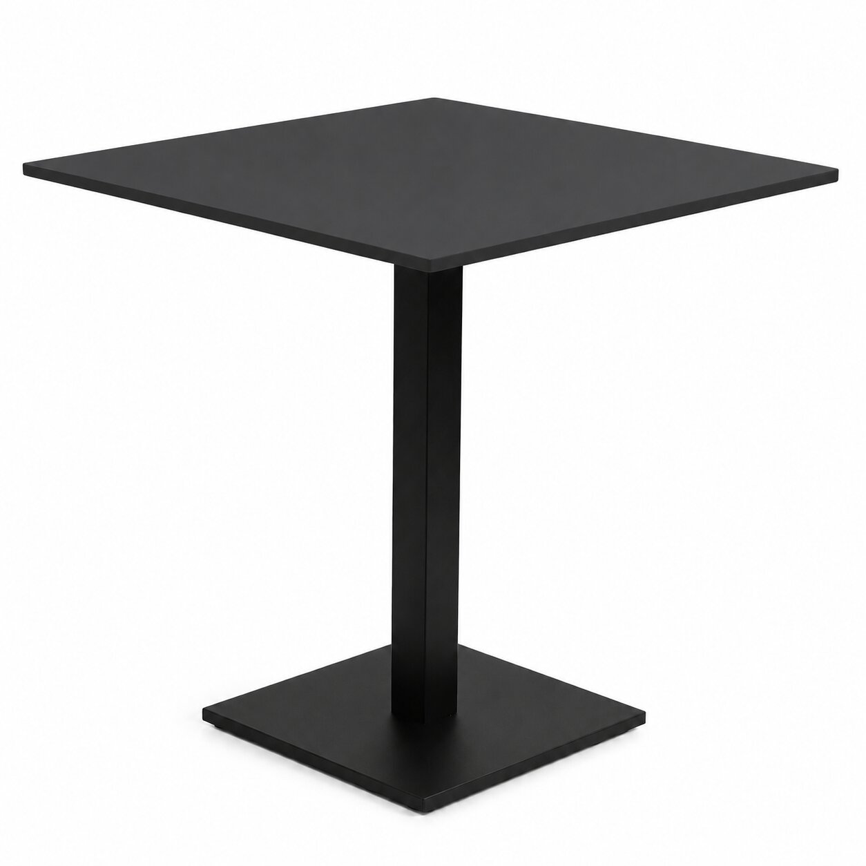 stolik ogrodowy kawiarniany patio blat hpl 68x68cm czarny | bankietowo.pl | Stolik ogrodowy kawiarniany Patio blat HPL 68x68cm czarny 4
