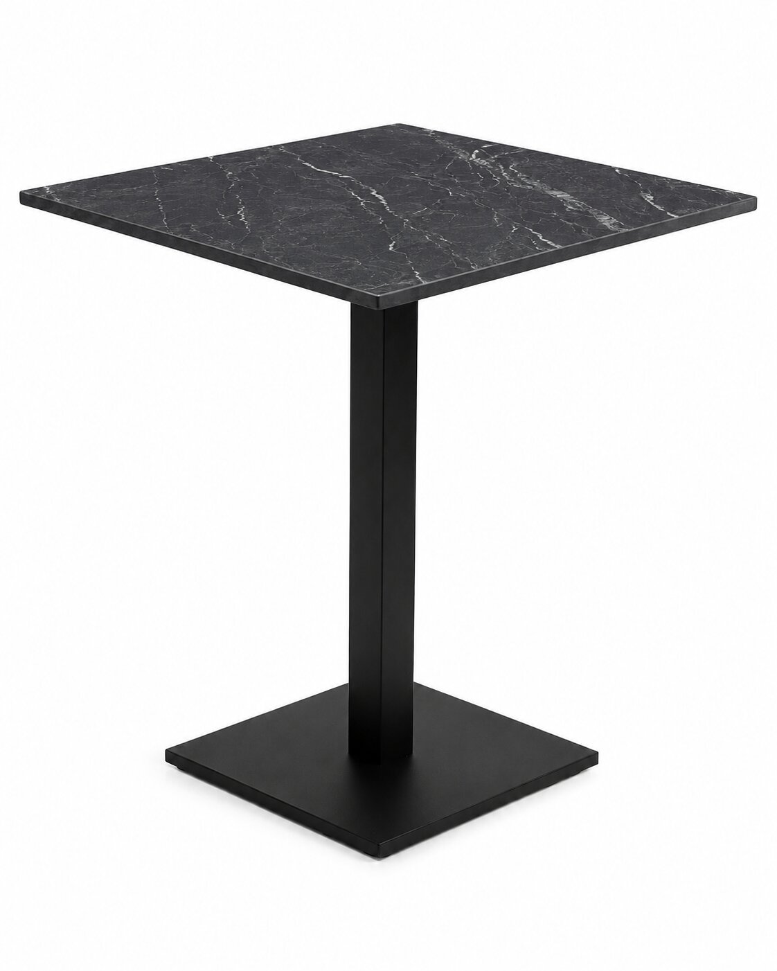 stolik ogrodowy kawiarniany patio blat hpl 68x68cm czarny – nero portoro | bankietowo.pl | Stolik ogrodowy kawiarniany Patio blat HPL 68x68cm czarny nero portoro 5