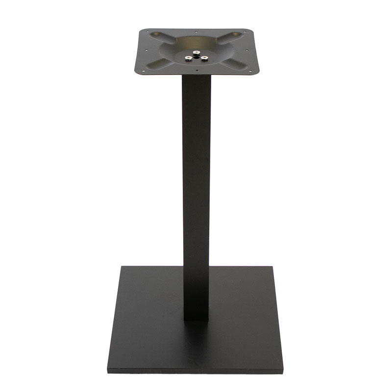 stolik ogrodowy kawiarniany patio blat hpl 68x68cm czarny – nero portoro | bankietowo.pl | czarny-kwadrat-postument_1928