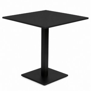 Stolik ogrodowy kawiarniany Patio blat HPL 68x68cm czarny